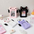 thumbnail image 3 of Sonducket Funda protectora para tarjetero coreano, funda para tarjeta estilo Ángel diablo de felpa, soporte para sesión fotográfica Kpop de 3 Ropa, zapatos y accesorios Miscelánea púrpura, 3 of 6