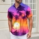 thumbnail image 2 of Camisas Casuales de los Hombres Festival Impreso Cuello Superior, Poliéster de Secado Rápido 3D Corte de Manga Corta para Deportes, Gimnasio, Carrera Y Uso de Verano, 2 of 5