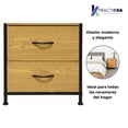 thumbnail image 5 of Buro Para Recamara, Mesa de Noche Auxiliar De Madera MDF Mueble Moderno Con Cajones Para Dormitorio Color Madera, 5 of 5