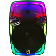 MR DJ PL15FLAME 15 Portable Translucent Bluetooth Speaker + Speaker Stand