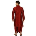 thumbnail image 2 of Handmade men art silk loop button designer kurta dhoti set/mens…, 2 of 3