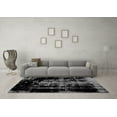 thumbnail image 3 of Ahgly Company Indoor Rectangle Abstract Gray Modern Area Rugs, 4' x 6', 3 of 4
