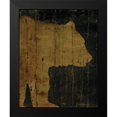 thumbnail image 2 of Cusson, Marie Elaine 12x14 Black Modern Framed Museum Art Print Titled - Rustic Lodge Animals Bear, 2 of 5