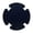 Thickened black, variant on Bass Kick Drum Mute Pads Light Weight Drumming Practice Pads Felt Bass Drum Silencers Pad Dampeners Easy to Use