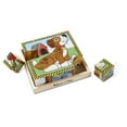 thumbnail image 4 of Melissa & Doug Pets Wooden Cube Puzzle With Storage Tray (16 pcs), 4 of 9