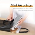 thumbnail image 3 of A40 Thermal Inkless Portable Printer, Wireless BT Mobile Travel Printer, Compatible With Android And IOS, Support 2''/3''/4'' Paper Width, 3 of 5