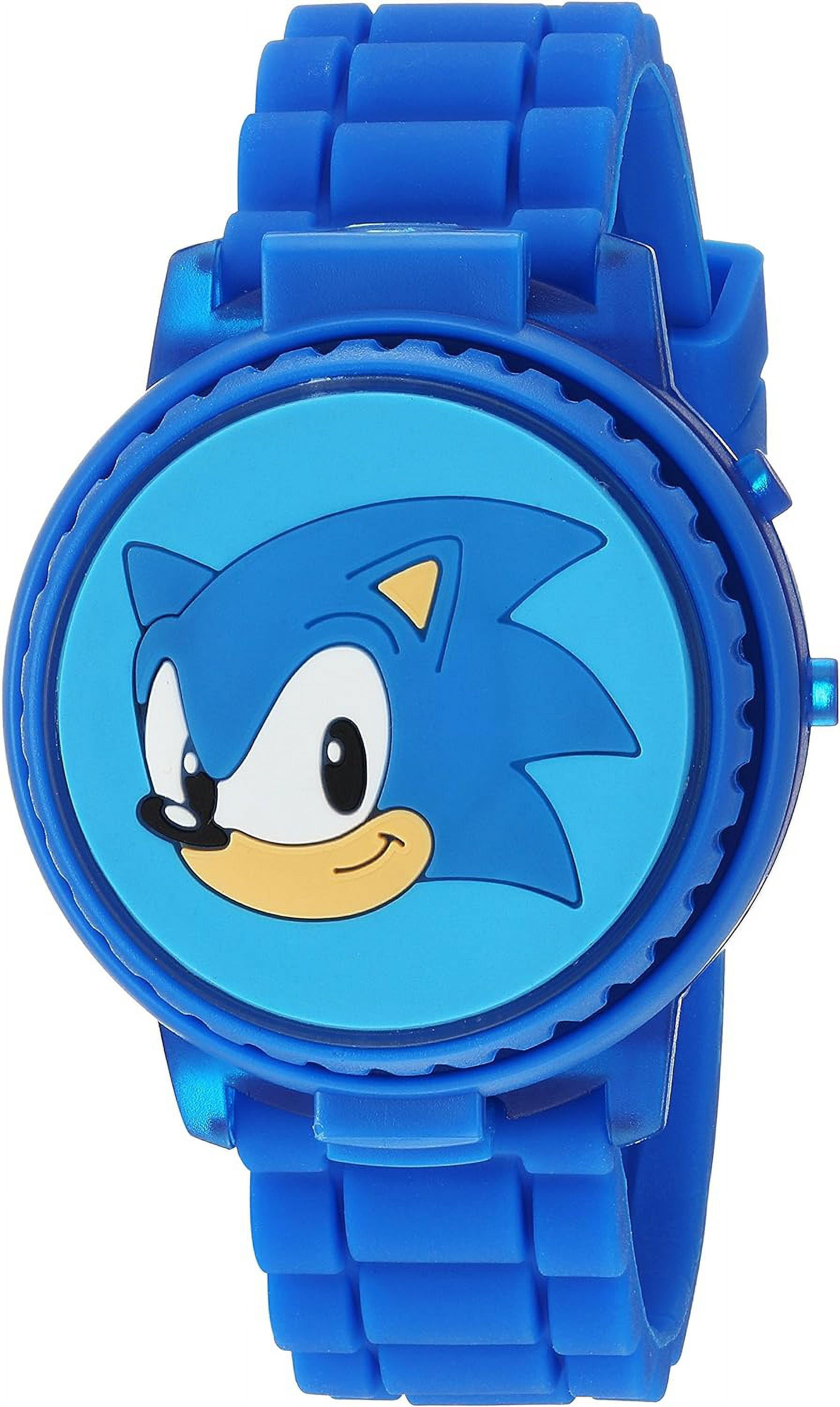 Sonic the Hedgehog Kids SNC4020 Digital Display Quartz Blue Watch