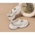 thumbnail image 7 of Girls Sneakers Lightweight Comfortable Mary Jane Flats School Uniform Casual Shoes for Kids Beige 26, 7 of 7