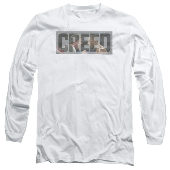 Creed Pep Talk Long Sleeve Adult 18/1 T-Shirt White