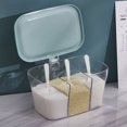 thumbnail image 3 of Caja de condimentos para el hogar, combinación de plástico, rejilla múltiple, a prueba de humedad, para cocina de restaurante, caja de botella de condimento de hielo en polvo integrada, 3 of 5
