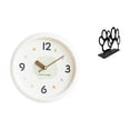 thumbnail image 1 of Reloj De Pared De Hierro Moderno Con Servilletero, Silencioso, Con Números Grandes, Organizador Decorativo Para El Hogar, La Oficina, La Sala De Estudio, La Cafetería, La Decoración De Picnic., 1 of 8