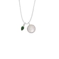 thumbnail image 2 of Delight Jewelry Silvertone Green Christmas Light To the World You are a Mother Locket Necklace, 2 of 4