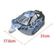 thumbnail image 4 of Carrocería de PVC para vehículos 1/10, repuestos para bricolaje, accesorios de modificación para coches de hobby, piezas de coches RC para vehículos de camión RC HSP 94107 Azul, 4 of 5
