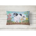 thumbnail image 2 of Borzoi Spring Canvas Fabric Decorative Pillow, 2 of 3