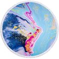 thumbnail image 2 of Patrón circular Playa Piscina Toalla de ducha al aire libre Manta Yoga Mat Wmkox8yii jkg2373, 2 of 2