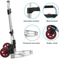 thumbnail image 4 of Folding Hand Truck Dolly with Telescoping Handle and Rubber Wheels for Heavy Duty Moving, 4 of 7