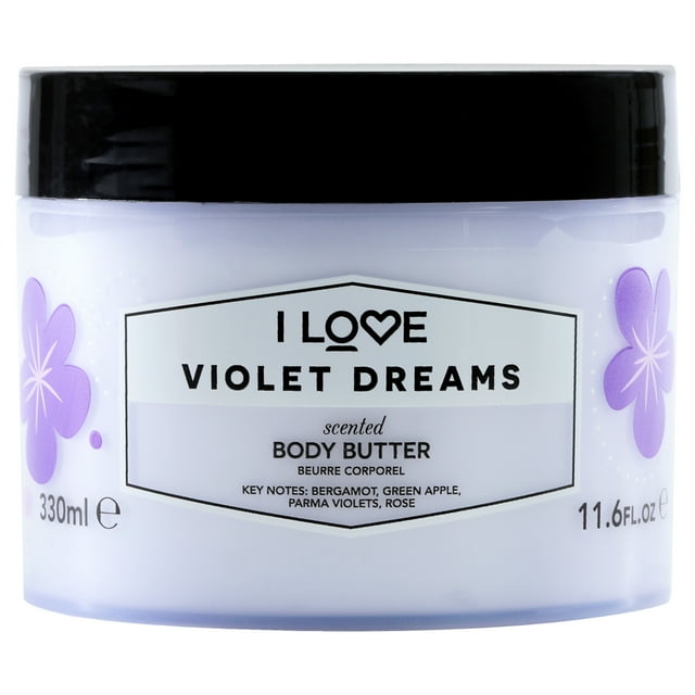 Beurre Corporel Parfumé - Rêves Violets par I Love Cosmetics pour Femmes - Beurre Corporel 11,6 oz