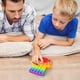 thumbnail image 2 of Camiseta Rainbow Push Bubble Sensory Relief Stress Niños Juguetes para adultos (C) Likrtyny juguetes de los niños, 2 of 9