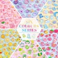 thumbnail image 3 of 150Pcs 6 Mixed Colors Slime Charms Assorted Cute Jelly Embellishments, Random Bulk Flatback Resin Ornament Bear Star Kawaii Slime Accessories for Phone Junk Case, Scrapbooking Crafting & DIY Decor, 3 of 12