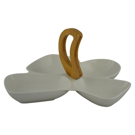 

Three Star KW263 10 x 9 in. 4-Sectioned Bowl With Handle