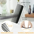6Pack Wide Tooth Comb Set for Curly Hair, Detangling Combs for Women, Suitable for Wet Hair