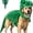 Green, variant on Pet Dinosaur Costume, Soft Plush T-Rex Skeleton Halloween Costume for Dogs | Cosplay Clothes for Medium & Large Dog and Cats Funny Adorable Glow-in-the-Dark Dino Outfits Big Breeds For Party Family
