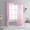 Pink, variant on White Sheer Curtains 84 Inches Long, Light Filtering Rod Pocket Solid Color Window Sheer Curtain Panels, Elegant Curtains & Drapes for Living Room, Bedroom 2 Panels (White, 42" W x 84" L)