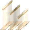 thumbnail image 1 of Juego de 30 portavelas dorados para velas cónicas, candelabros decorativos de metal dorado para bodas, cenas, fiestas, decoración del hogar, se adapta a velas de 3/4 pulgadas de grosor y, 1 of 12