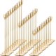 thumbnail image 1 of Juego de 30 portavelas dorados para velas cónicas, candelabros decorativos de metal dorado para bodas, cenas, fiestas, decoración del hogar, se adapta a velas de 3/4 pulgadas de grosor y, 1 of 12