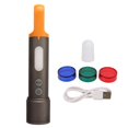 thumbnail image 1 of USB Flashlight White Focus Type C Rechargeable Aluminum Alloy Flashlight Zoomable Mini Flashlight, 1 of 4