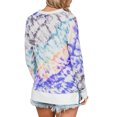 thumbnail image 3 of DYMADE T-shirt à Manches Longues Col Rond Mode Été pour Femmes Haut Décontracté Ample, 3 of 4
