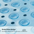 thumbnail image 3 of Bath Tub Mat, 39 x 16 Inches Anti Slip Material Blue, 3 of 8