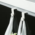 thumbnail image 2 of 2 Pcs Crochets de Porte Gain de Place Multifonctionnels ABS Design Minimaliste pour Cuisine, 2 of 8