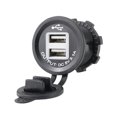 thumbnail image 2 of Universal Fast DC Adaptador De Coche Con Fuente De Alimentación Para Motocicleta Led Hugo 2 puertos USB Adaptador de corriente de coche, 2 of 8