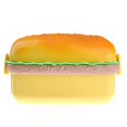 thumbnail image 3 of Lovely Oblong Shape Three-tier Plastic Lunch Box, 3 of 4