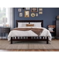 thumbnail image 4 of AFI Tahoe 14" Queen Wood Platform Bed with Slatted Headboard and Footboard, Espresso, 4 of 8