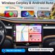 thumbnail image 2 of Estéreo para coche Kissound 10.1 QLED Double Din con Carplay inalámbrico, 2 of 8