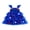 Blue, variant on BemeyourBBs Toddler Baby Girl 4th of July Dress Outfit Kids Baby Girl Patriot Independence Day Clothes Sleeveless Red White Blue Star Tutu Tulle Dress Little Girls Summer Cake Smash Party Dress