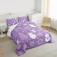 thumbnail image 3 of Manfei Xmas Tree Snowman 3 Pieces Queen Comforter Set for Teens Female Men,Santa Claus Deer Ultra Soft Bedding Sets,Merry Christmas Bedding Comforter Set,Luxury Bedroom Decor,Reversible, 3 of 8