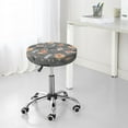 thumbnail image 7 of Lsque Bulldog Pattern Round Bar chair cushion covers Velvet Fabric Premium Comfort Protects from Scratches and Stains for 14-17 Inch Chair-13 inch, 7 of 7
