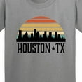 thumbnail image 4 of Inktastic Houston Texas Skyline Retro Youth T-Shirt, 4 of 5