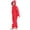 Red, variant on Kids Baby One Piece Rainsuit Waterproof Coverall with Hood Jumpsuit 2-12 Years