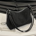 thumbnail image 1 of Bolso de hombro para mujer, bolso cruzado de moda para mujer, monederos femeninos de PU (negro) Sywqhk Para Estrenar, 1 of 5