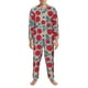 thumbnail image 3 of Balery Tomato Pijama para Hombre de Dos Piezas con Manga Larga, Conjunto de Dormir y Descanso Suave con Bolsillos-Small, 3 of 7