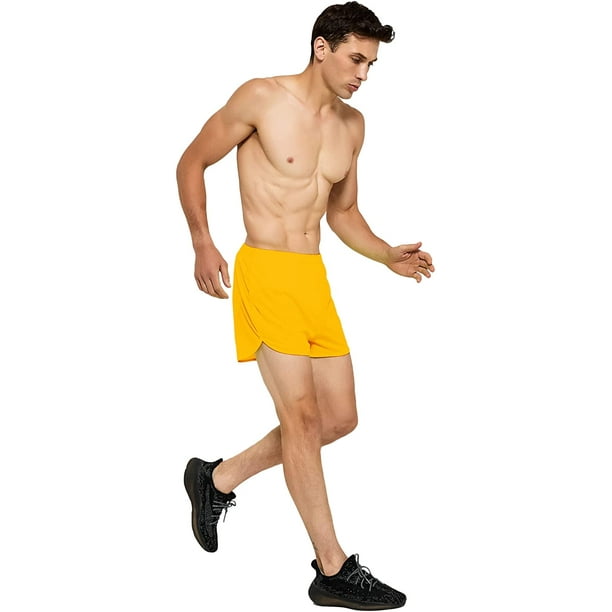Neon running best sale shorts