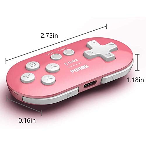 8bitdo cero 2 mini bluetooth gamepad para conmutar windows android macOS Steam Raspberry Pi ( 8BitDo 8Bitdo