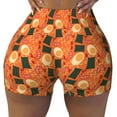 thumbnail image 2 of Fuzoiu Ramen Noodle Soup Print Women's Workout Shorts,Workout Biker Shorts Women,Exercise Fitness Shorts,Scrunch Short, Athletic Shorts for Gym Yoga Running Sport Active-X-Large, 2 of 8