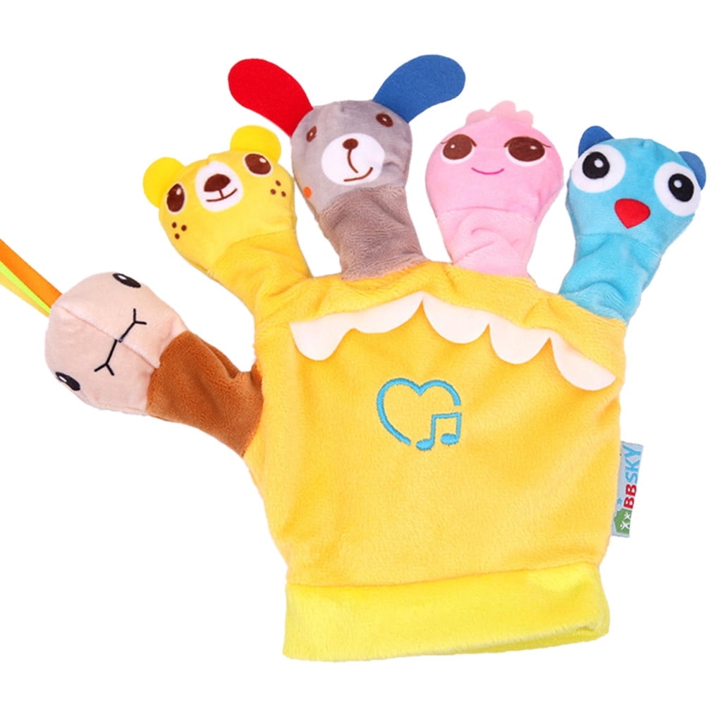 Glove Puppet Plush Finger Cartoon Doll Story Telling ParentChild