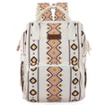 thumbnail image 5 of Wrangler Aztec Travel Backpack Baby Bag for Women with Stroller Strap and Side Bottle Pockets Organized Diaper Bag, Tan, 5 of 8