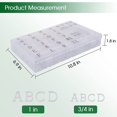 thumbnail image 3 of Letter Board Letters, 674 PRE-Cut Characters Letter Organizer Box (3/4 and 1 Inch) with Sorting Tray, White, 3 of 5